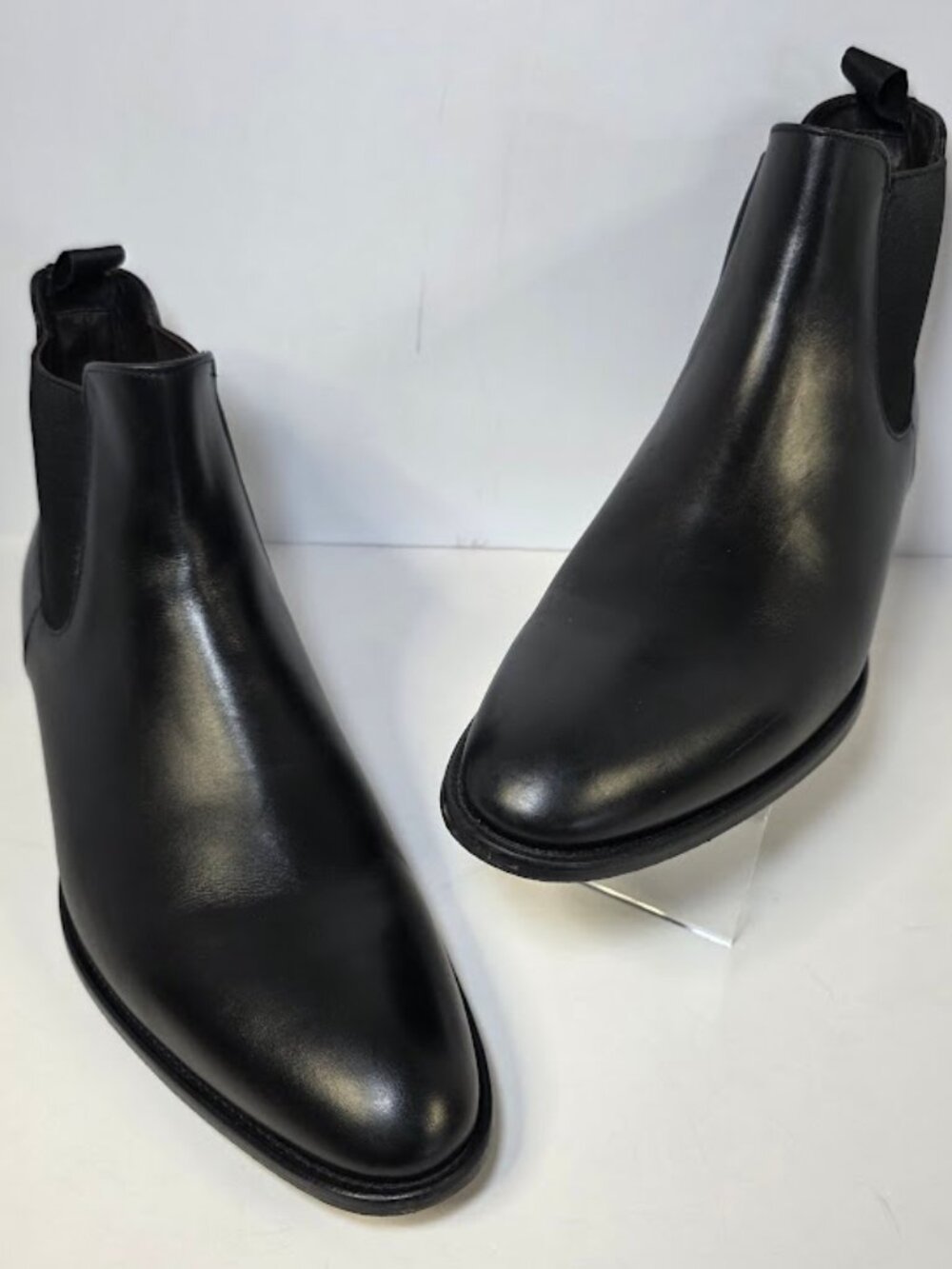 To Boot New York Adam Derrick Shelby II Black Calf Chelsea Boot Men's 12